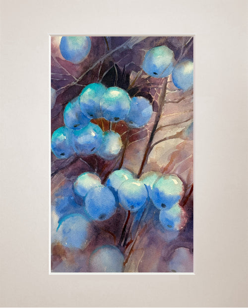 Blaue Äpfel
