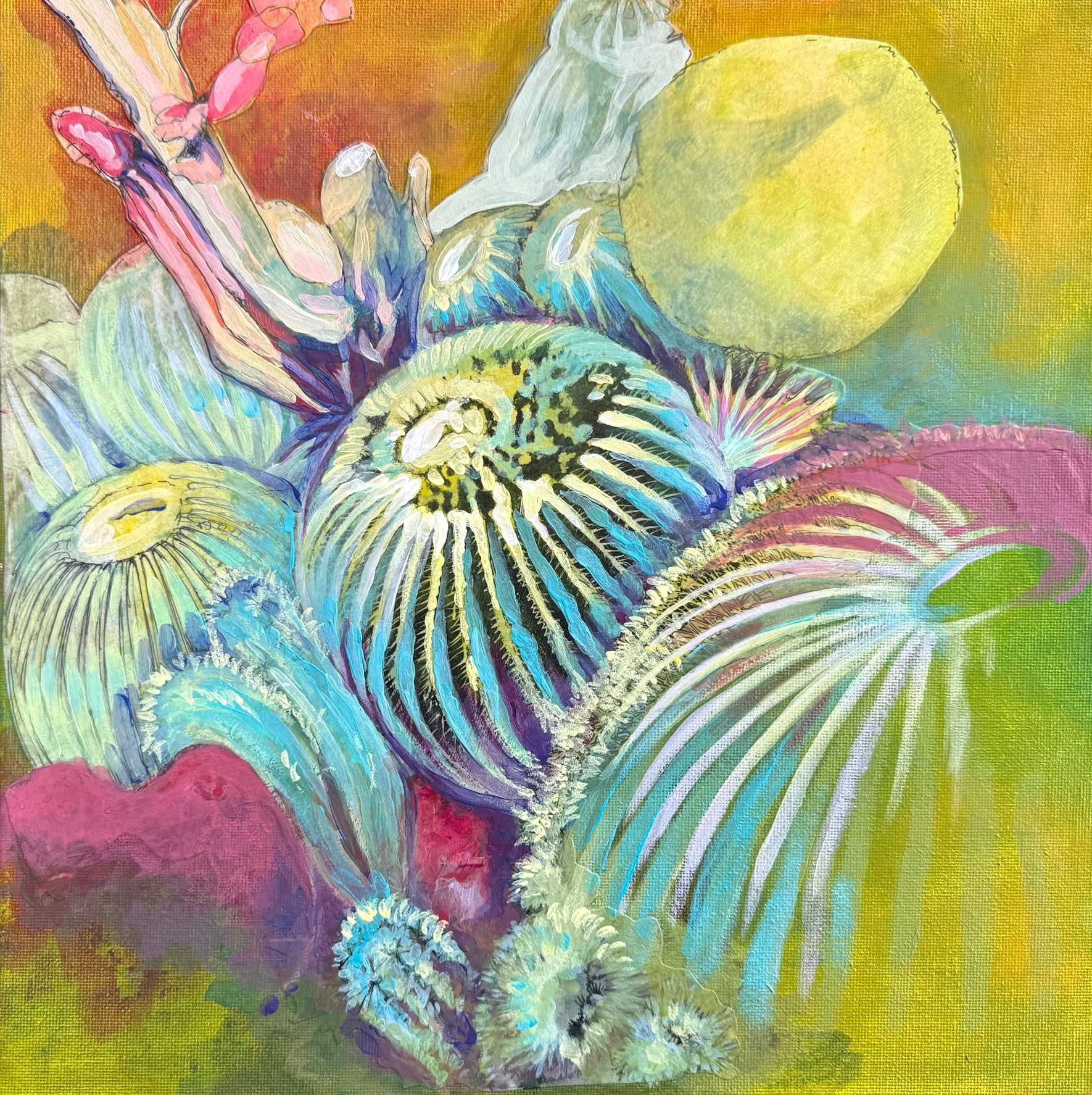 Kaktus / Acryl