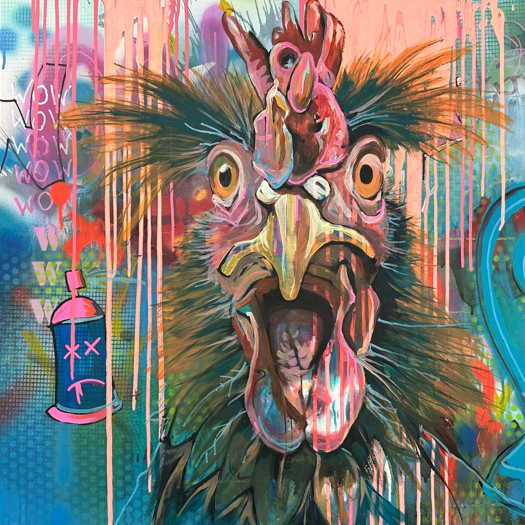 Verrücktes Huhn / Graffity-Style
